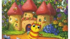 Mireille-l-Abeille-et-la-ruche-du-jardin1